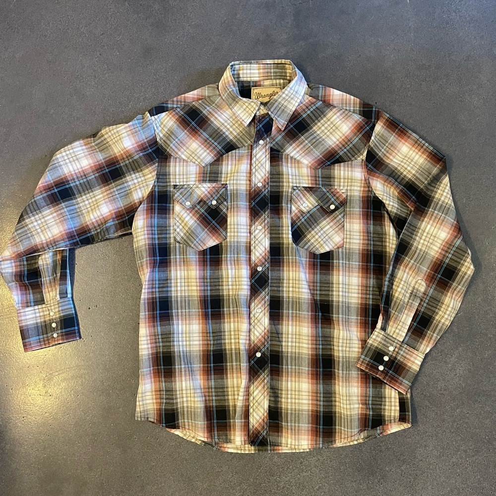 Vintage Wrangler Western Snap Shirt